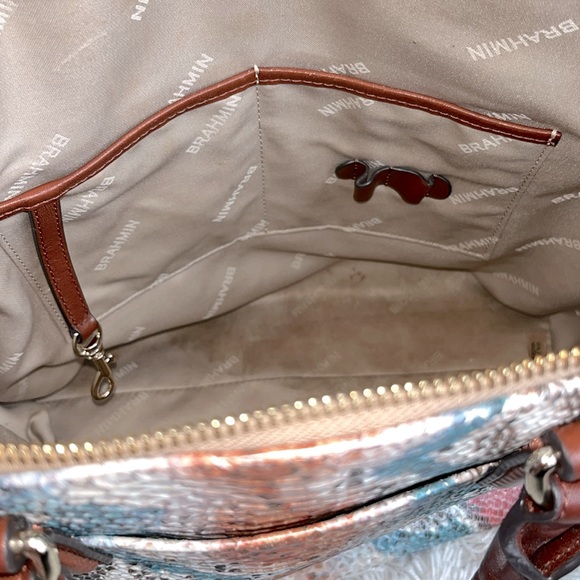 Gorgeous Brahmin Large Duxbury Satchel Bag - Picture 6 of 16